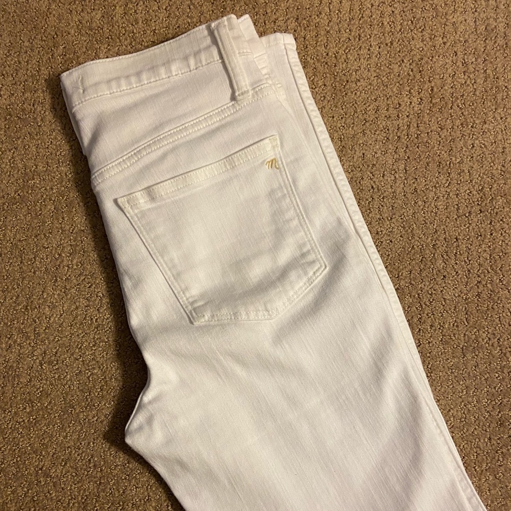 Madewell white jeans